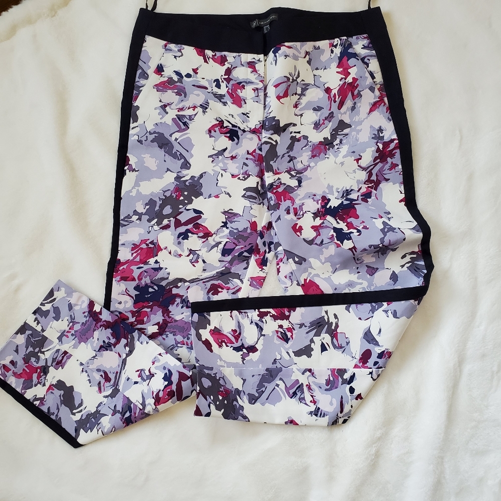 Adrianna Papell women's 14 pants floral pattern
